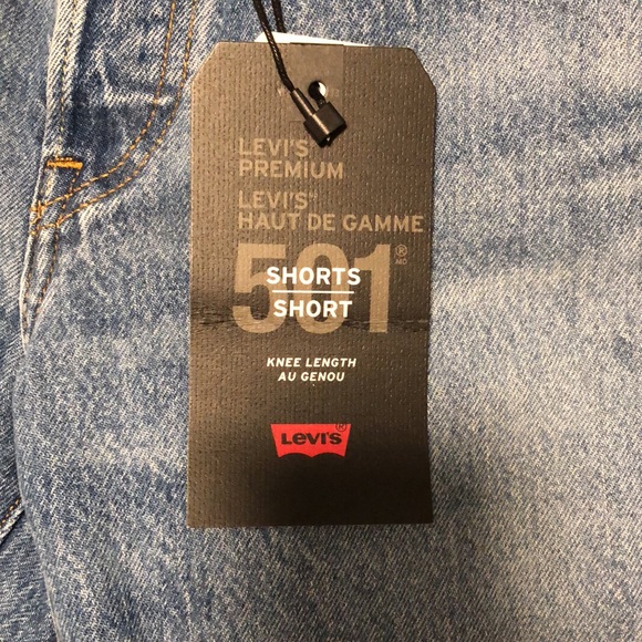 Levi 501 Knee High Shorts - Picture 3 of 4